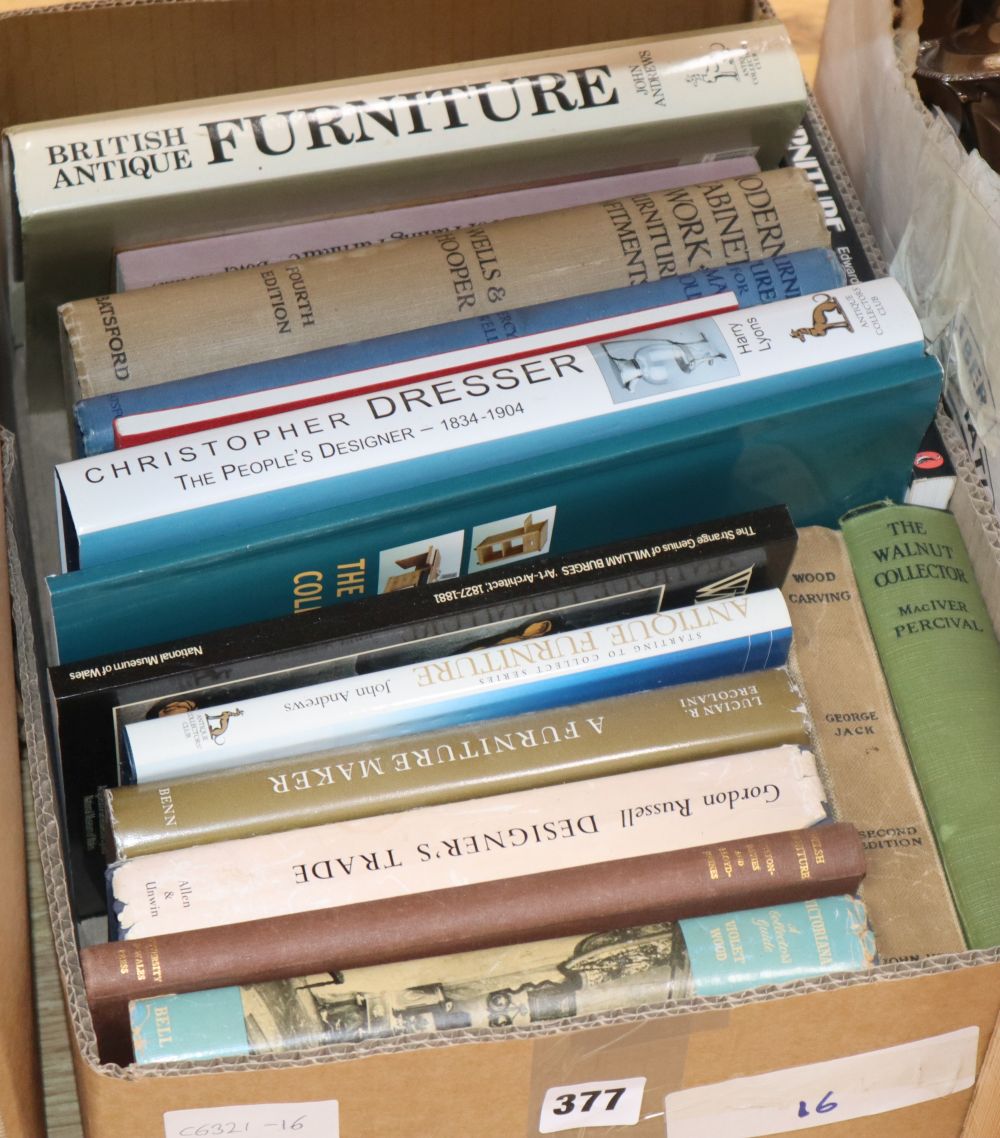 A collection of reference books relating to makers / designers, to include: